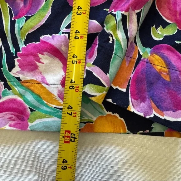 Vintage Suttles and Seawinds Floral Maxi Dress Size Small - Picture 7 of 7